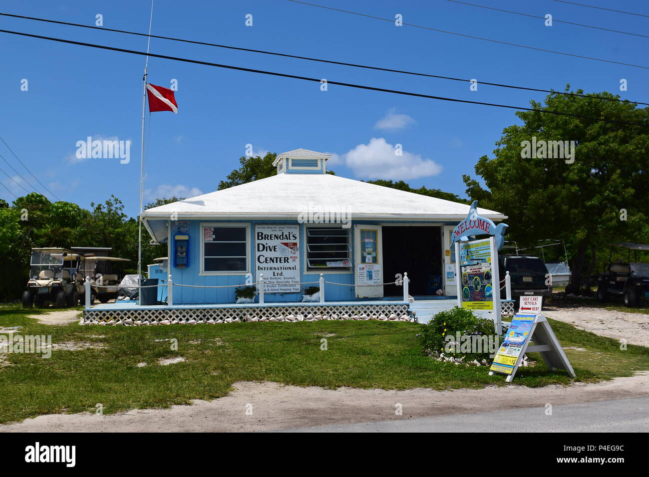 Downtown Historic New Plymouth businesses and buildings on small narrow