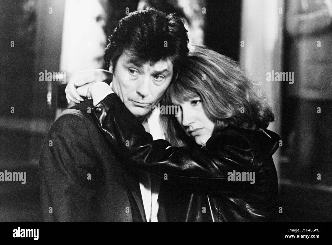 Original Film Title: NOTRE HISTOIRE.  English Title: OUR STORY.  Film Director: BERTRAND BLIER.  Year: 1984.  Stars: NATHALIE BAYE; ALAIN DELON. Credit: ADEL PRODUCTIONS / Album Stock Photo