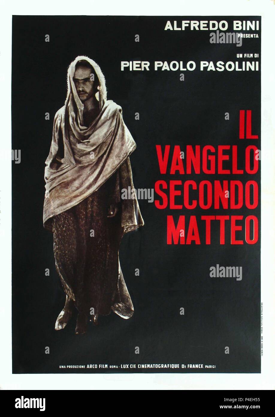 Original Film Title: IL VANGELO SECONDO MATTEO.  English Title: GOSPEL ACCORDING TO ST. MATTHEW, THE.  Film Director: PIER PAOLO PASOLINI.  Year: 1964. Stock Photo