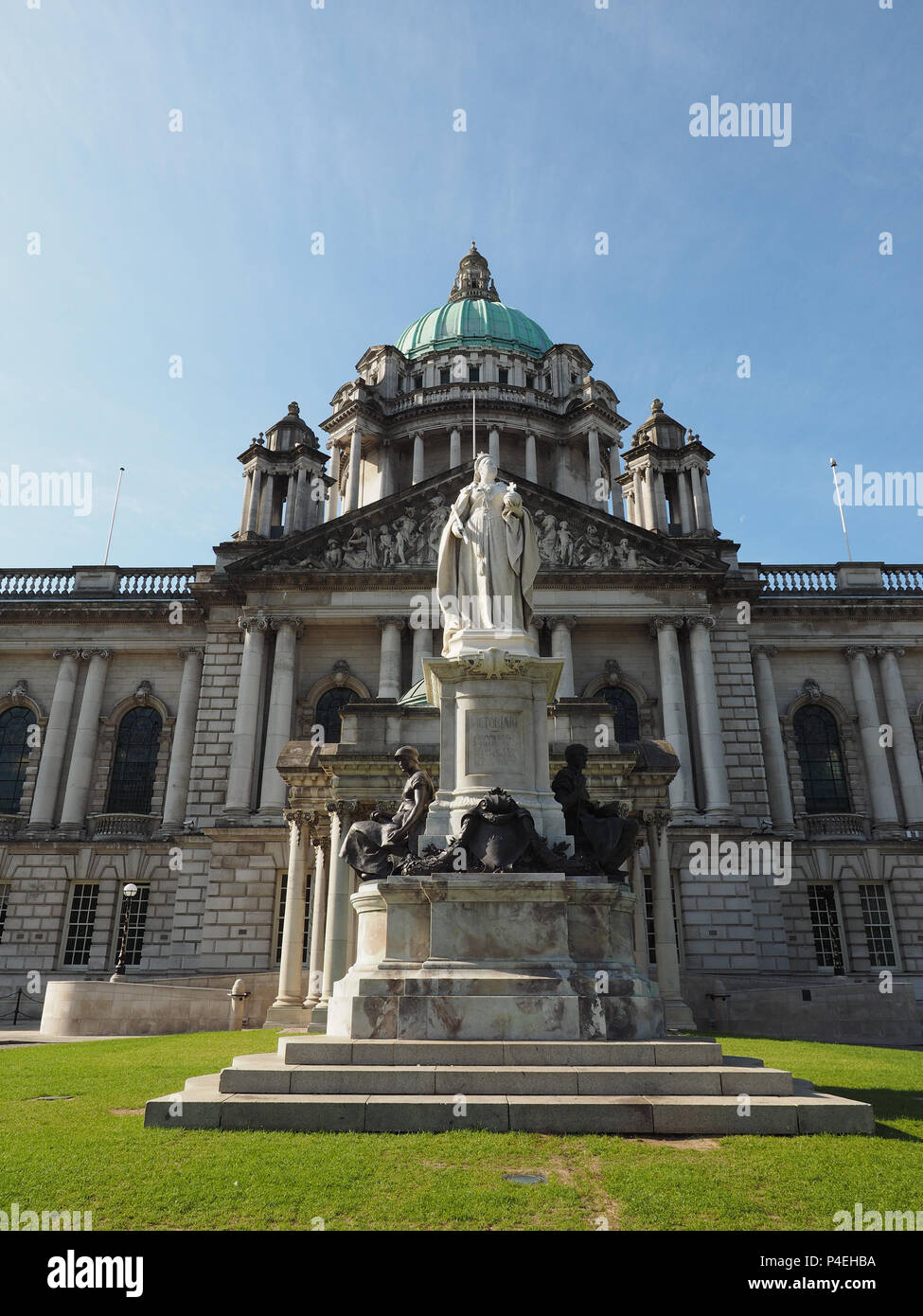 The Belfast City Hall in Belfast, UK Stock Photo