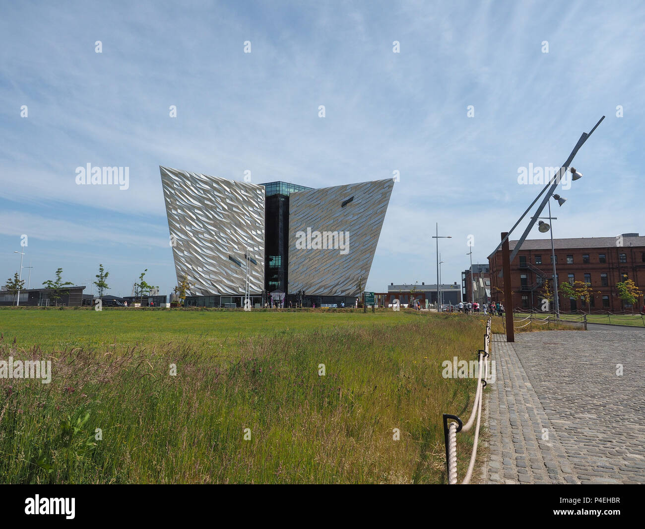 BELFAST UK CIRCA JUNE 2018 Titanic Belfast Centre On The Site Of belfast-uk-circa-june-2018-titanic-belfast-centre-on-the-site-of