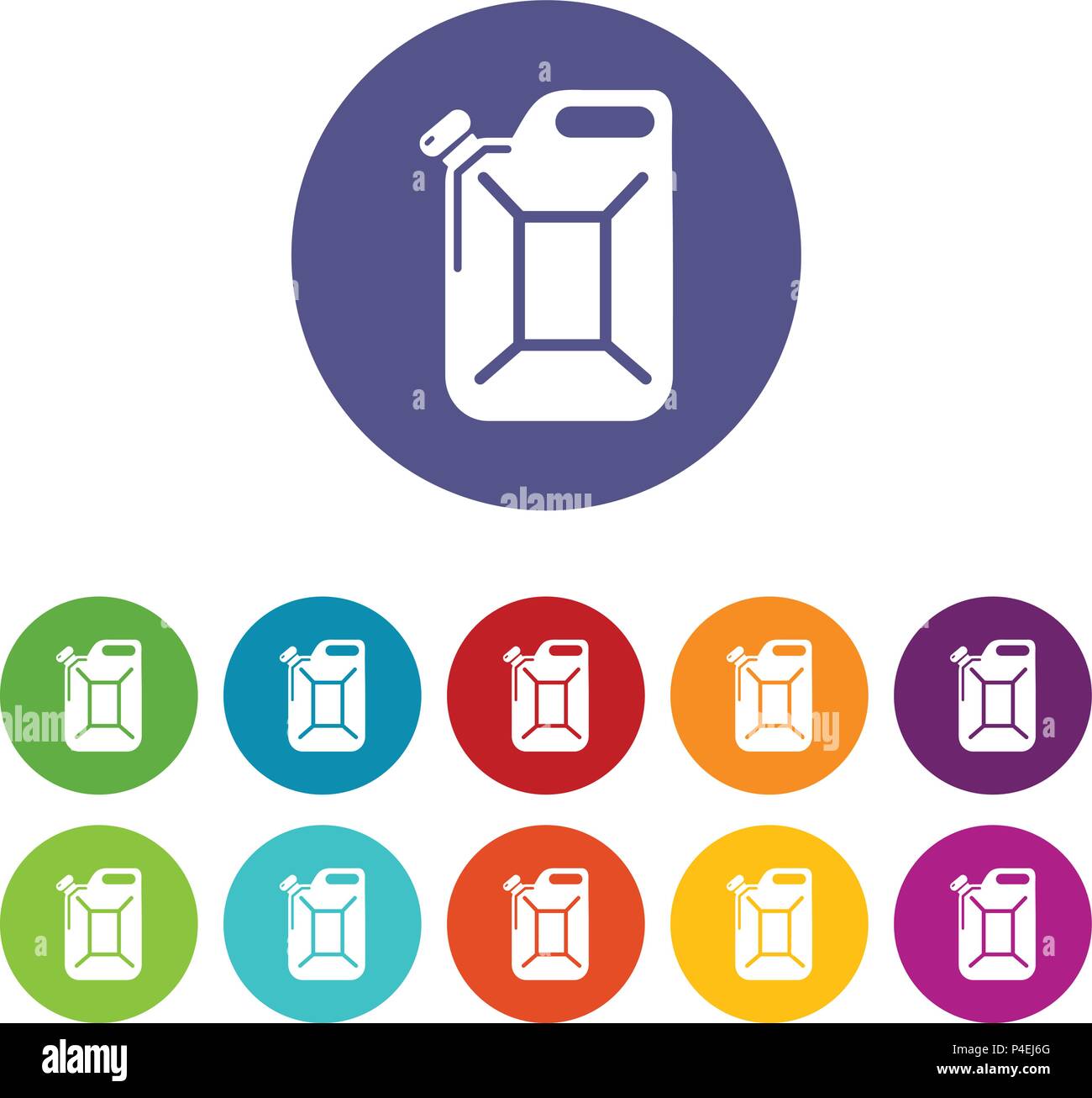 Canister icons set vector color Stock Vector Image & Art - Alamy