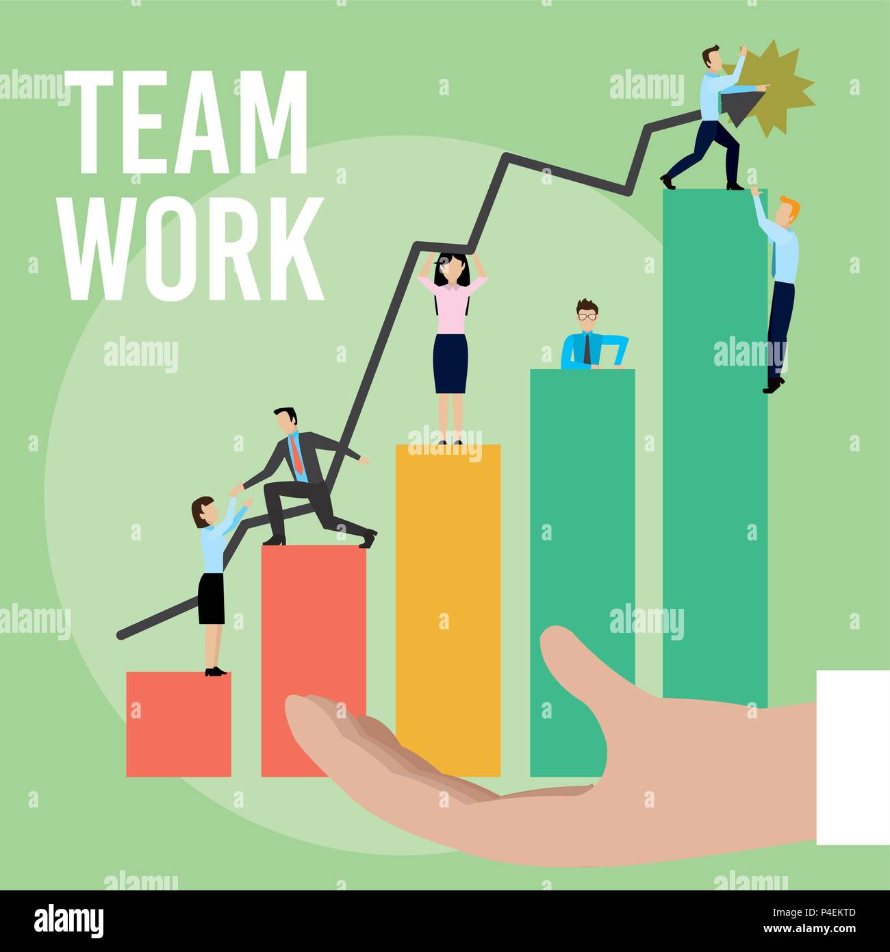 Business teamwork concept Stock Vector Image & Art - Alamy