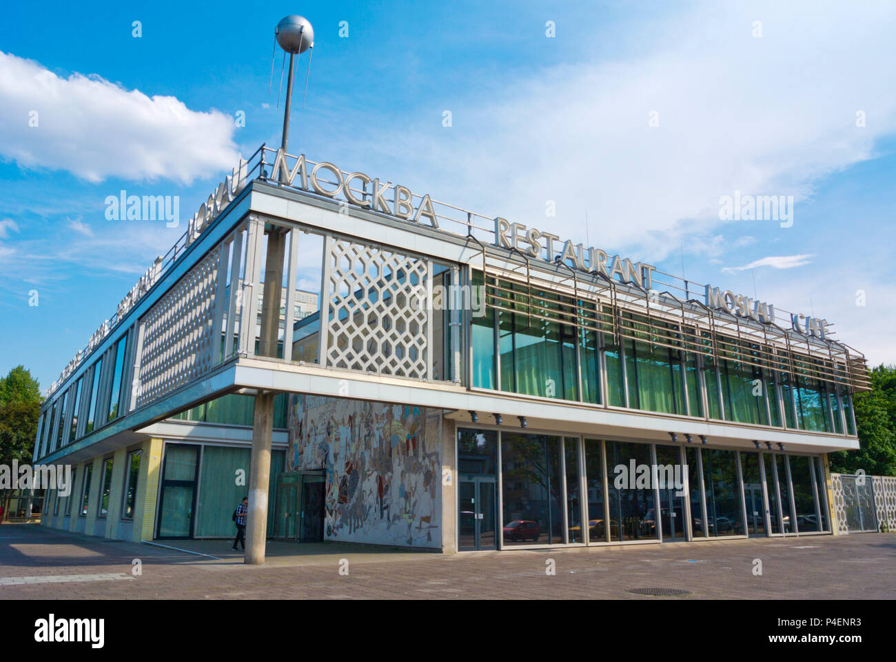 Cafe Restaurant Moskau, Karl Marx Allee, Berlin, Germany Stock Photo
