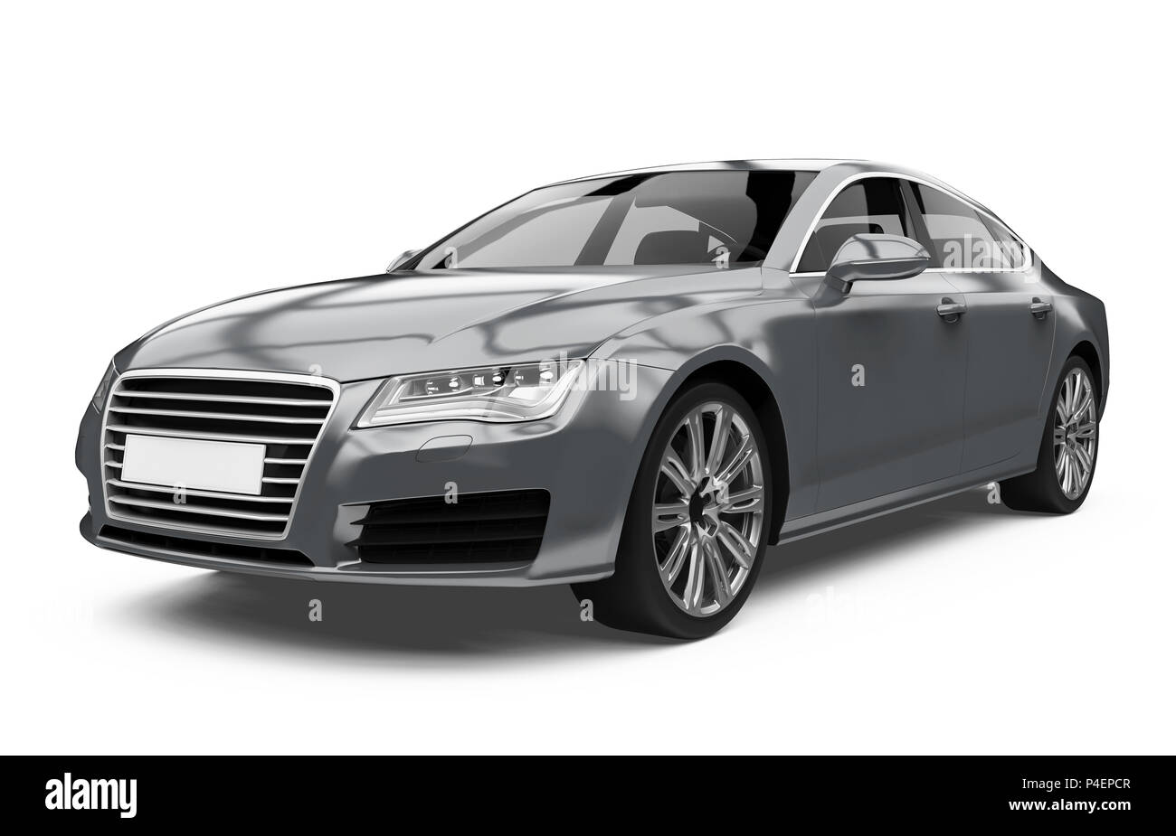 Luxury Sedan Car Isolated Stock Photo - Alamy