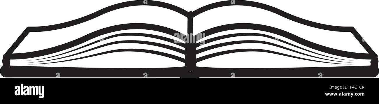 line open book education object to study Stock Vector Image & Art - Alamy