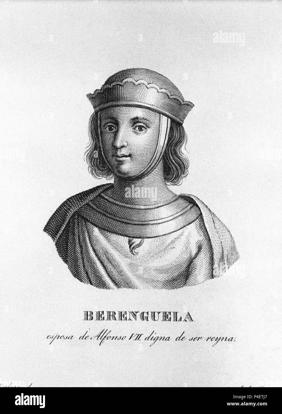 DOÑA BERENGUELA ESPOSA DE ALFONSO VII 114x82. Author Juan Amills