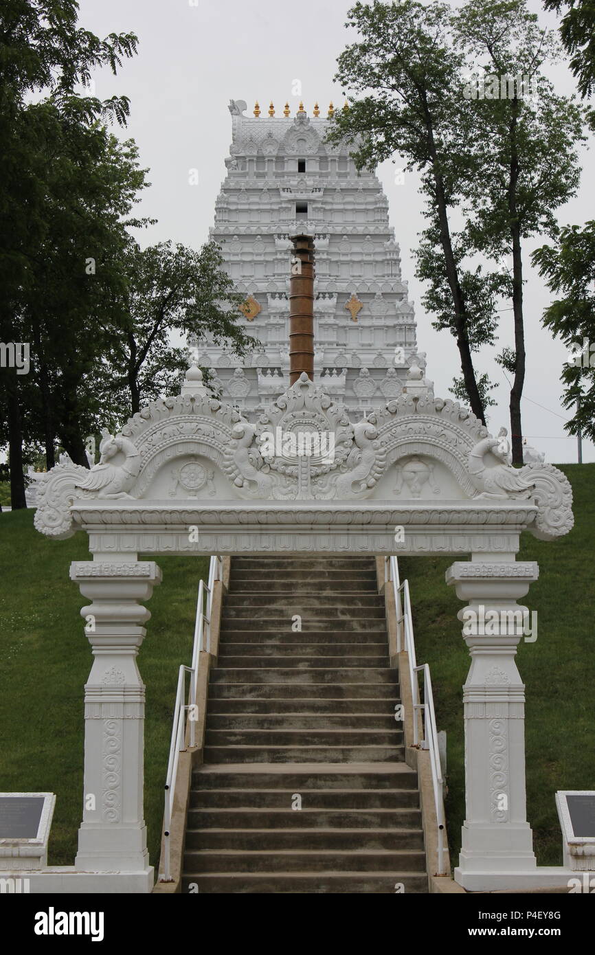 Architecturally significant Hindu Temple in Lemont, Illinois
