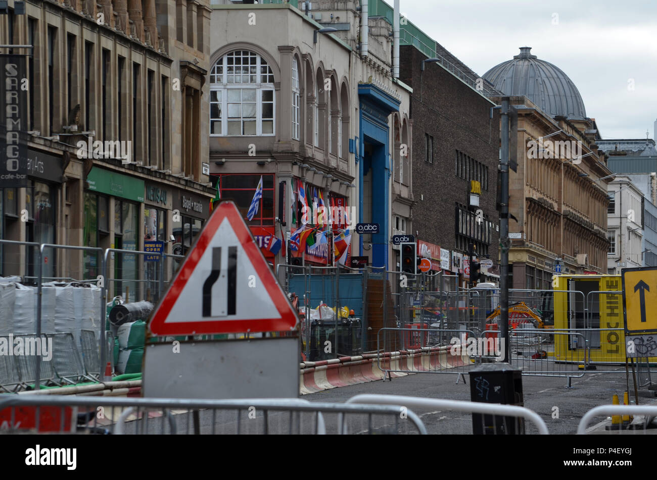 The O2 Abc Glasgow In Sauchiehall Street Glasgow After The Fire 2018 Stock Photo Alamy