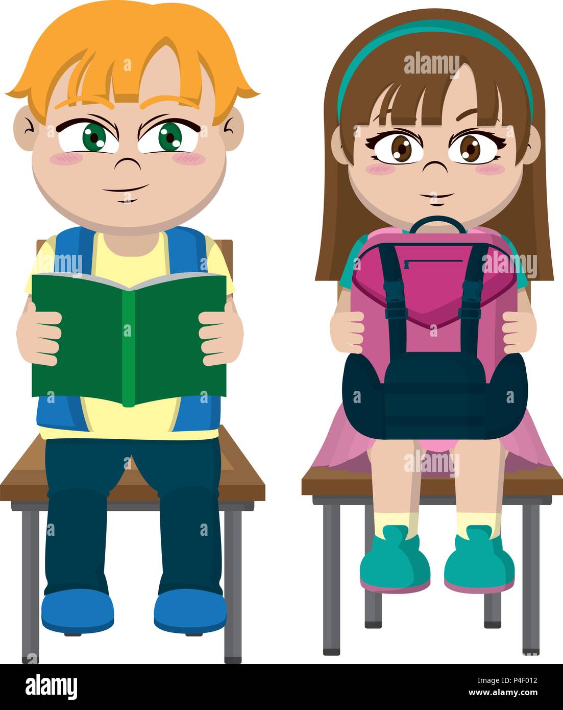 Child Sitting In Chair Clip Art