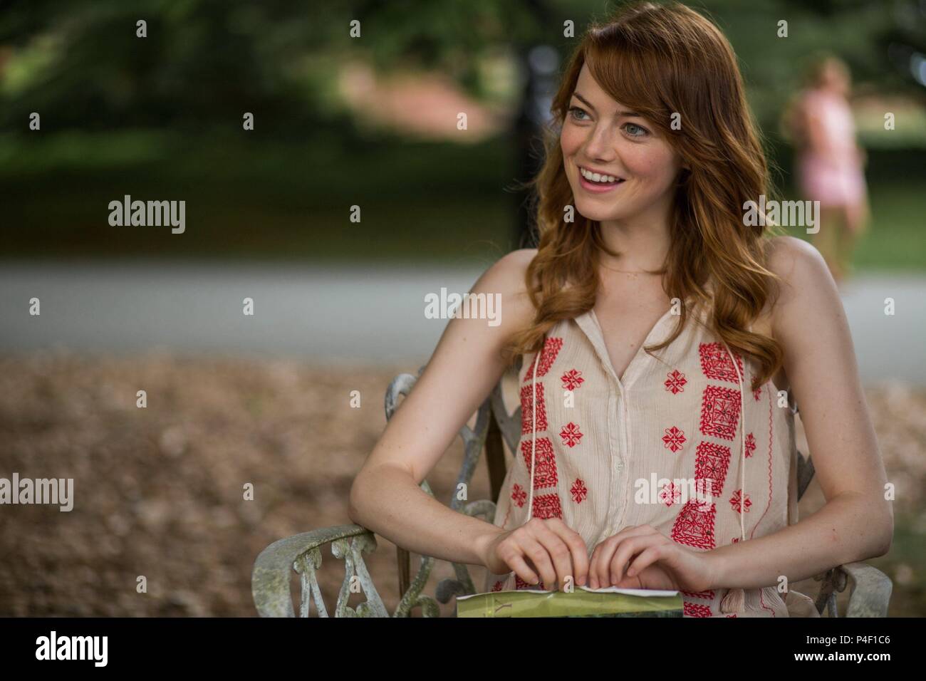 Original Film Title: IRRATIONAL MAN.  English Title: IRRATIONAL MAN.  Film Director: WOODY ALLEN.  Year: 2015.  Stars: EMMA STONE. Credit: GRAVIER PRODUCTIONS / Album Stock Photo