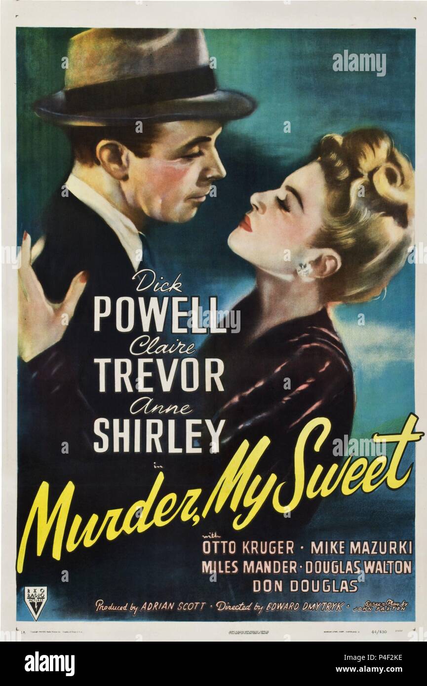 Original Film Title: MURDER, MY SWEET. English Title: MURDER, MY SWEET ...