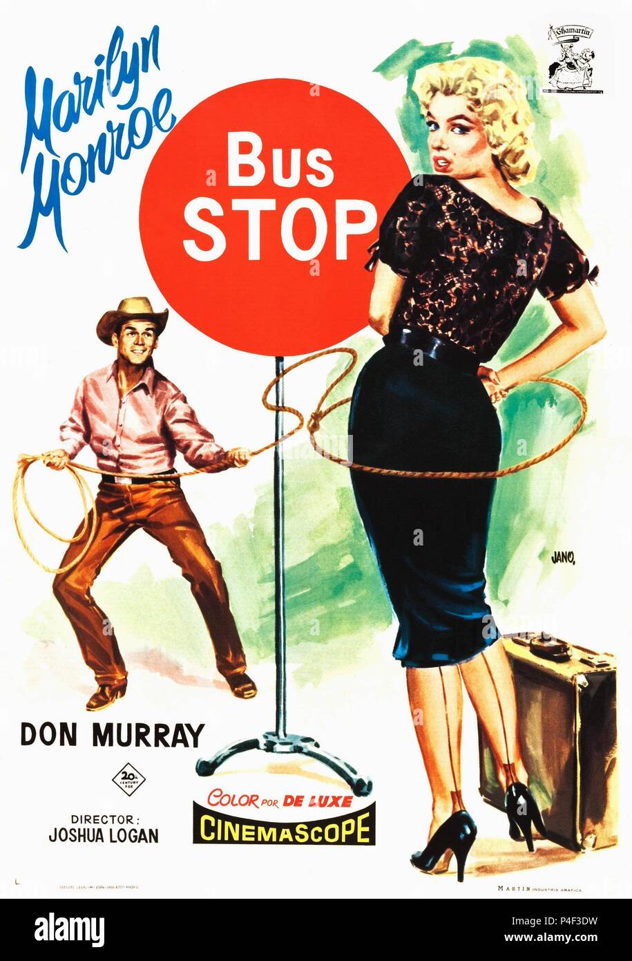 Original Film Title: BUS STOP.  English Title: BUS STOP.  Film Director: JOSHUA LOGAN.  Year: 1956. Credit: 20TH CENTURY FOX / Album Stock Photo