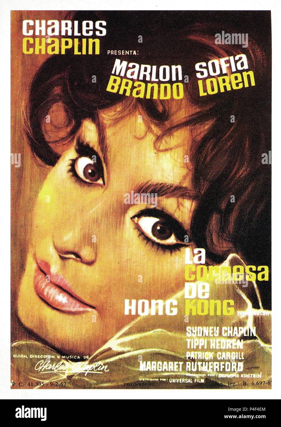 Original Film Title: A COUNTESS FROM HONG KONG.  English Title: A COUNTESS FROM HONG KONG.  Film Director: CHARLIE CHAPLIN.  Year: 1967. Credit: UNIVERSAL PICTURES / Album Stock Photo