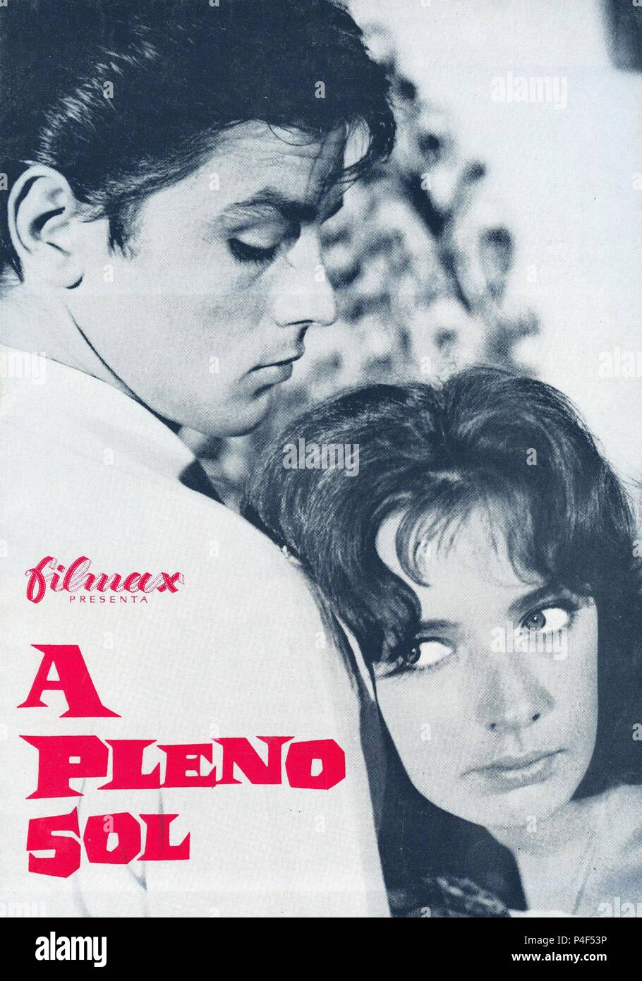 Plein soleil Purple Noon Year: 1960 France / Italy affiche poster Director:  René Clément Stock Photo - Alamy