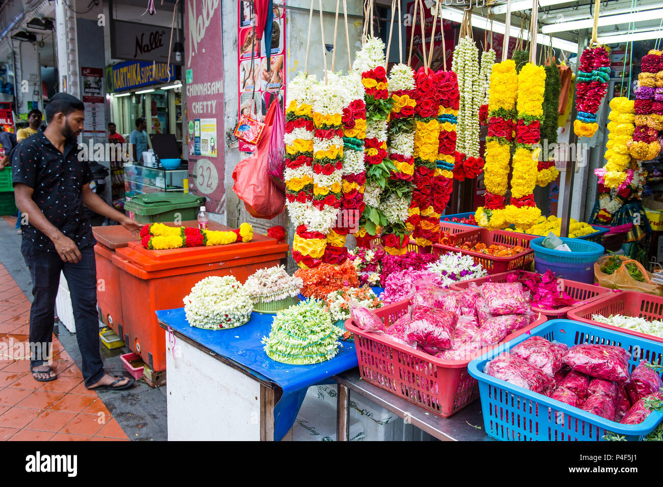 Shop in Little India, Singapore Stock Photo Alamy
