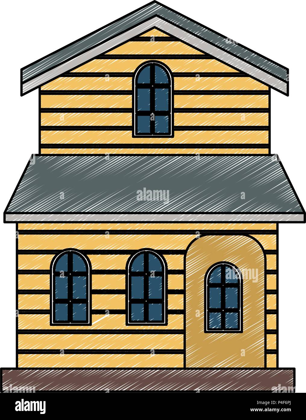 Wooden house real estate Stock Vector Image & Art - Alamy