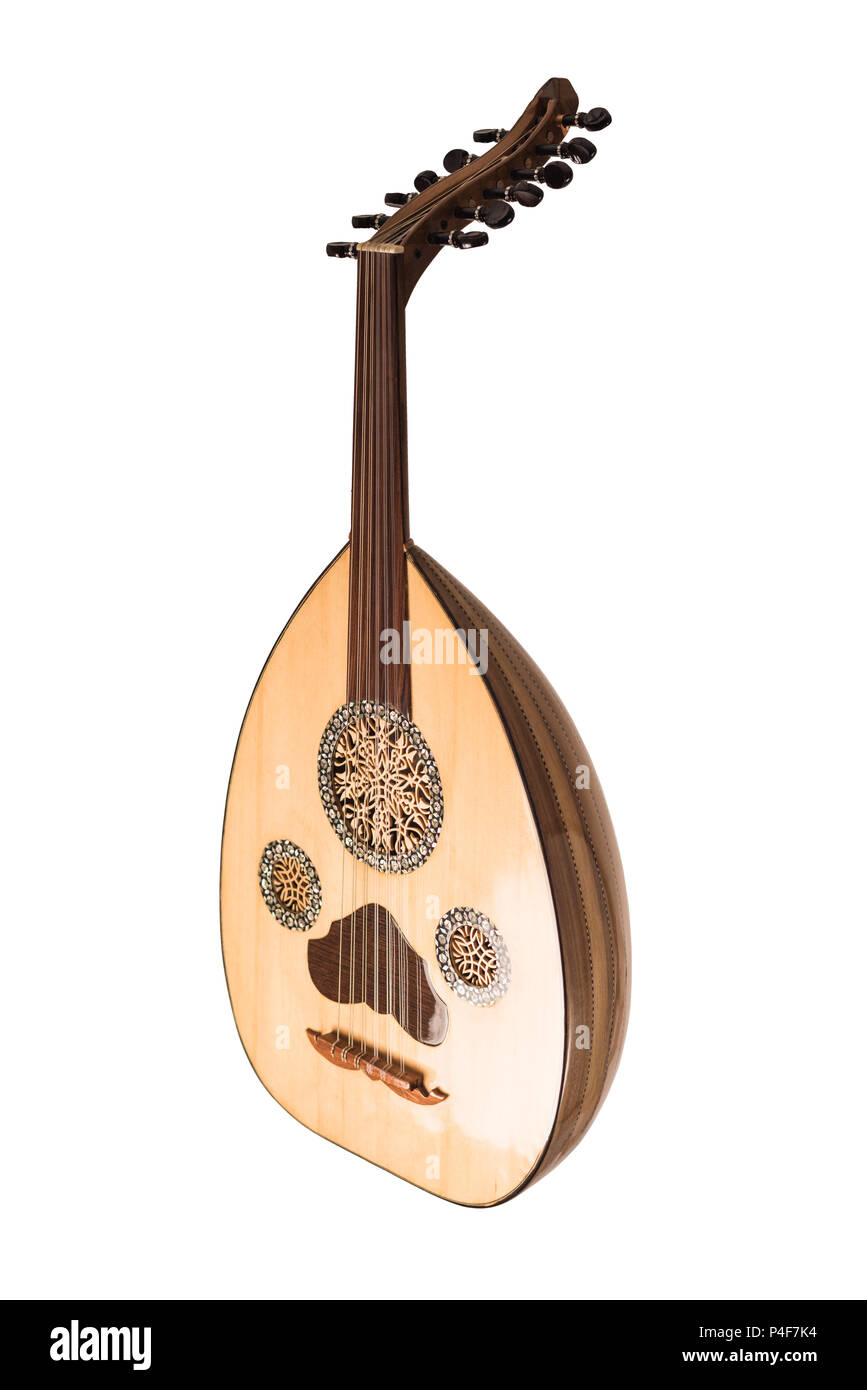 Oud Music Instrument Isolated Stock Photo Alamy