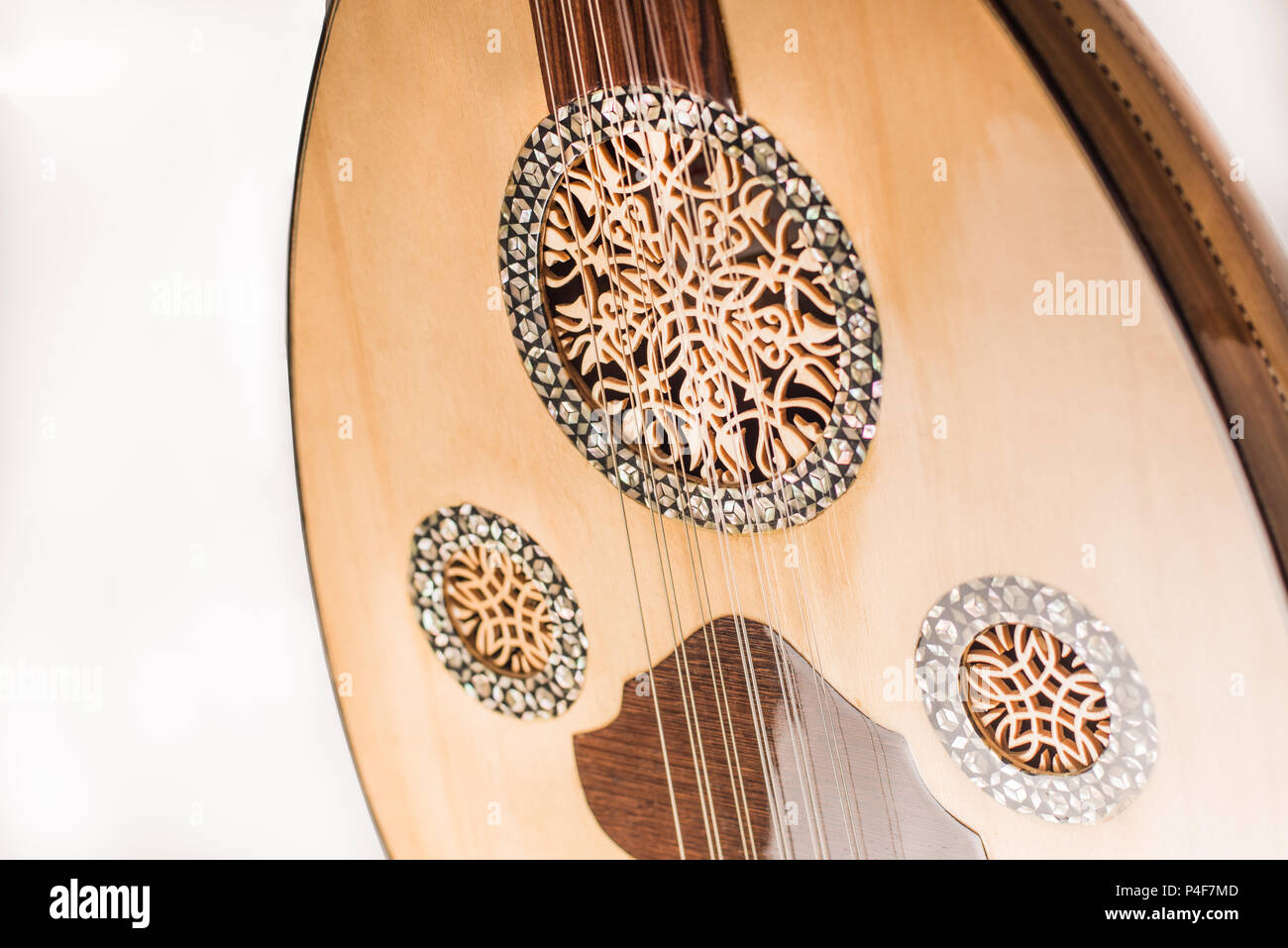 Oud Arabic Music Instrument Closeup Stock Photo Alamy