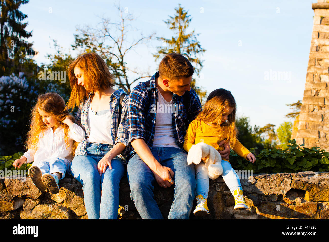 Picture of Family trip is coming to an end Stock Photo - Alamy