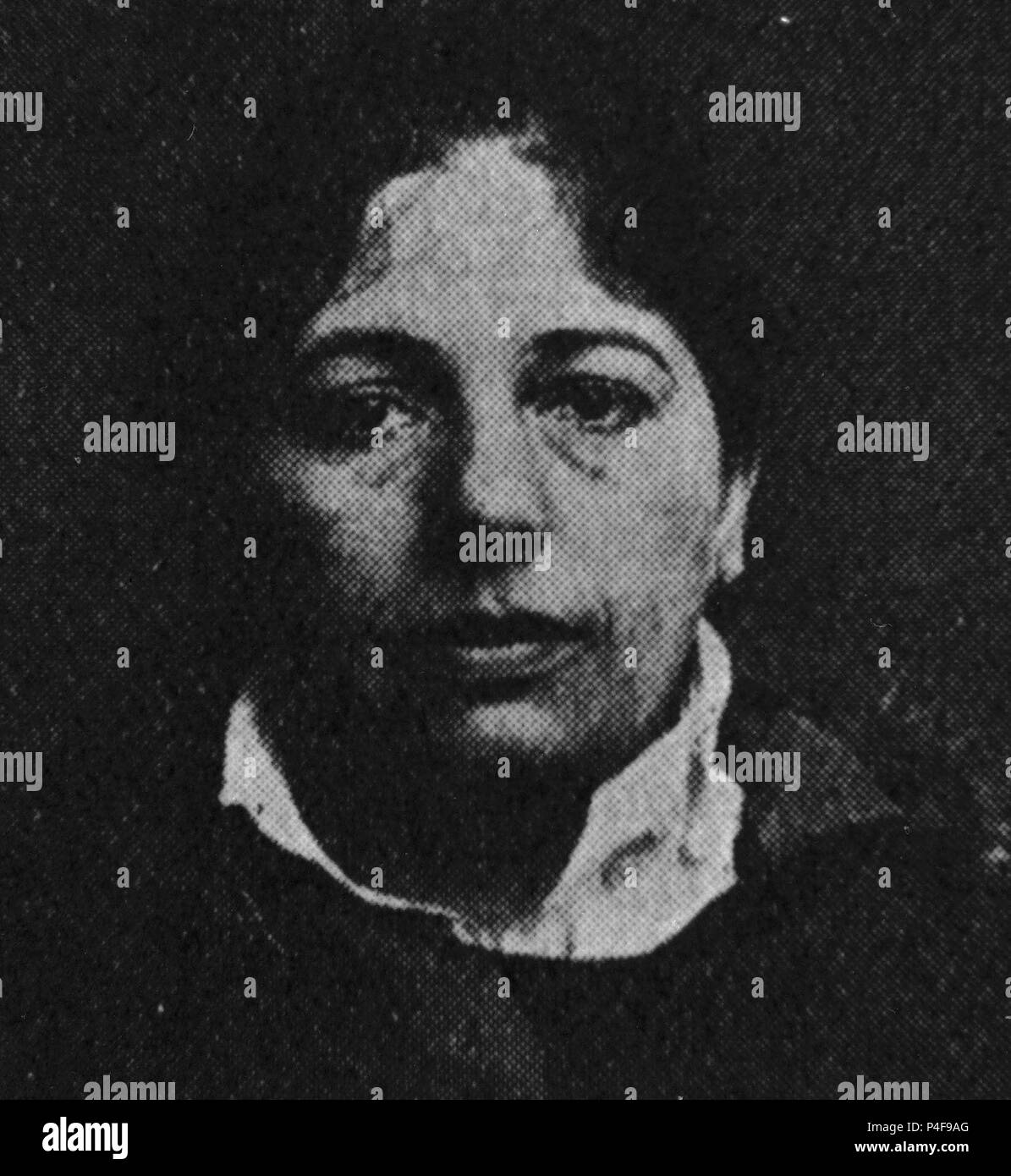 MATA HARI- MARGARETHA GEERTRUIDA ZELLE 1876/1917- BAILARINA/ESPIA HOLANDESA- POCO ANTES DE SU MUERTE. Stock Photo