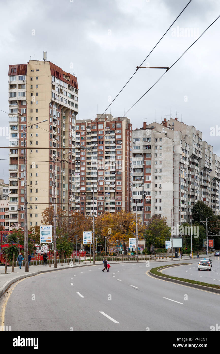 Sofia, Bulgaria, prefabricated housing estate Stock Photo Alamy
