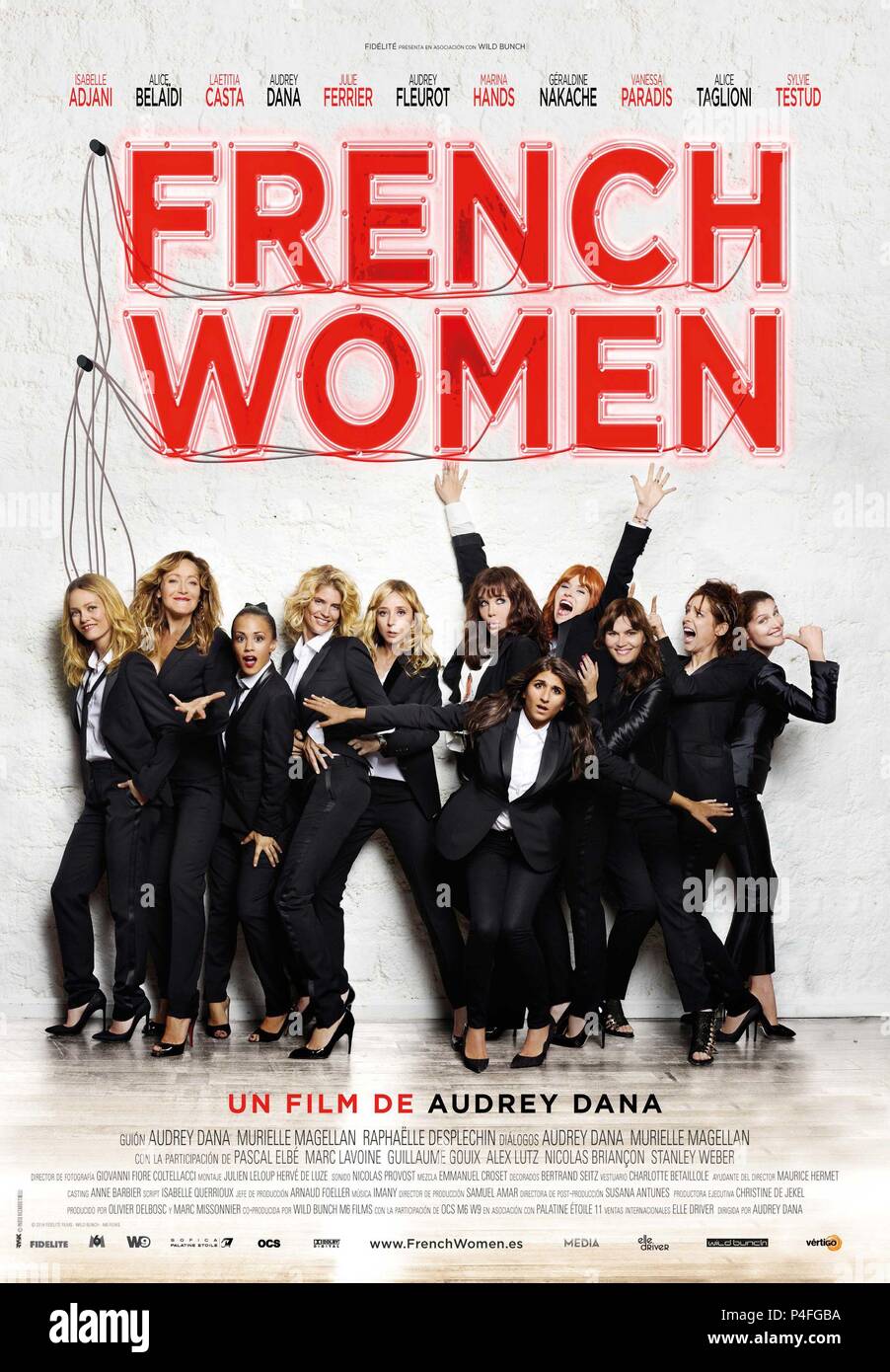 Original Film Title: SOUS LES JUPES DES FILLES. English Title: FRENCH  WOMEN. Film Director: AUDREY DANA. Year: 2014 Stock Photo - Alamy
