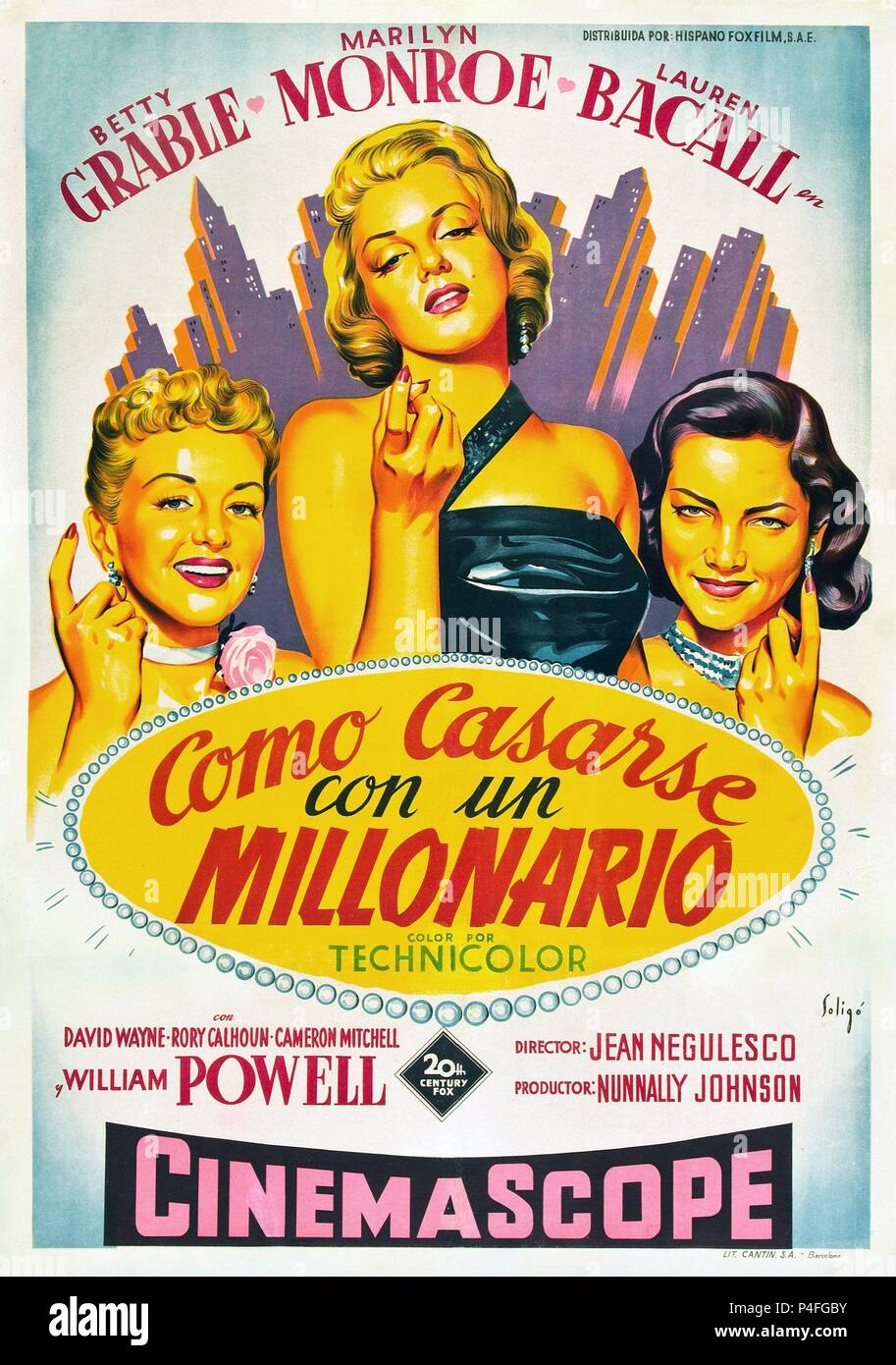 Original Film Title: HOW TO MARRY A MILLIONAIRE. English Title: HOW TO