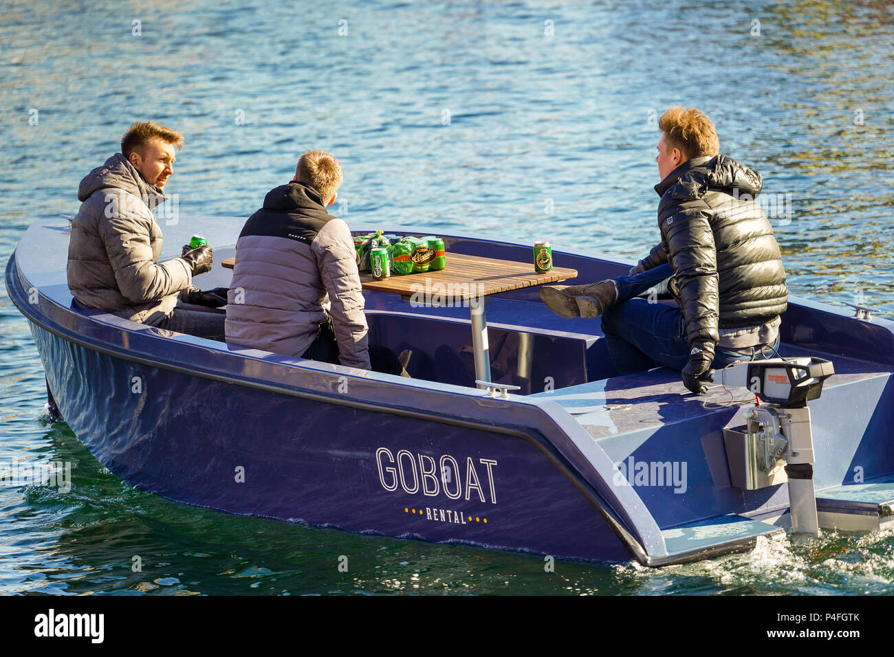 Goboat rental boats hi-res stock photography and images - Alamy