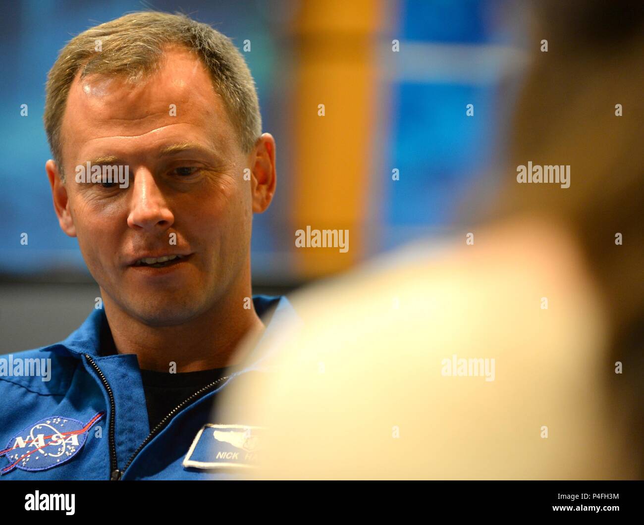Soyuz MS-10/ISS-57 Aleksey Ovchinin.Nick Hague.SGN Rare Photo 8"x12"