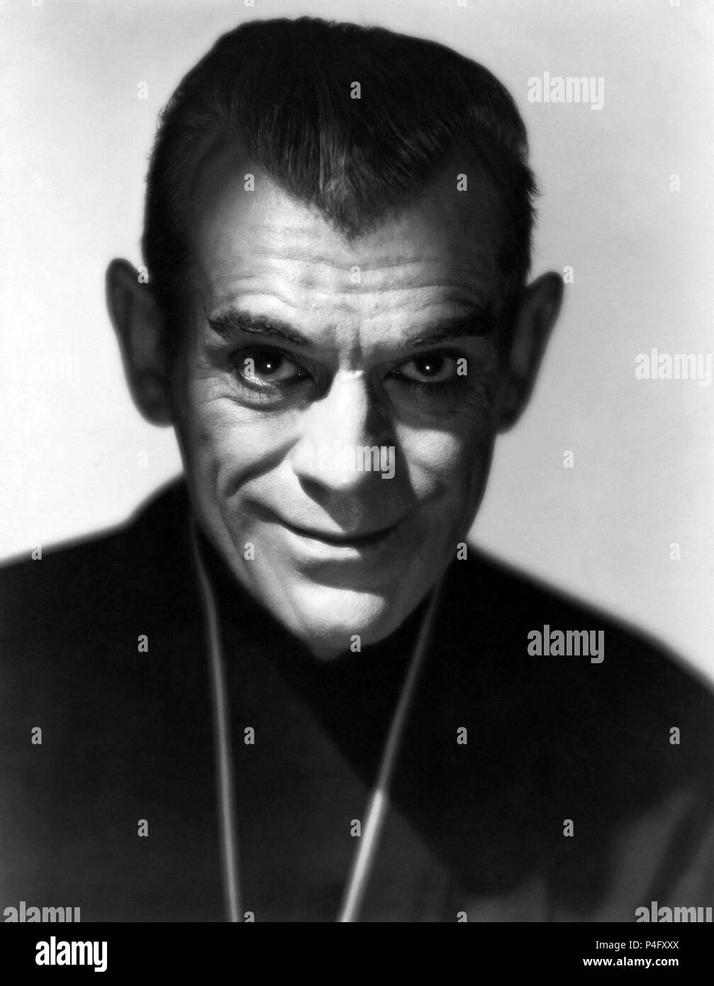 Original Film Title: THE BLACK CAT.  English Title: THE BLACK CAT.  Film Director: EDGAR ULMER.  Year: 1934.  Stars: BORIS KARLOFF. Credit: UNIVERSAL PICTURES / Album Stock Photo