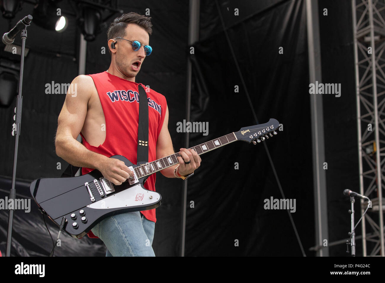 Oshkosh, Wisconsin, USA. 21st June, 2018. RUSSELL DICKERSON during