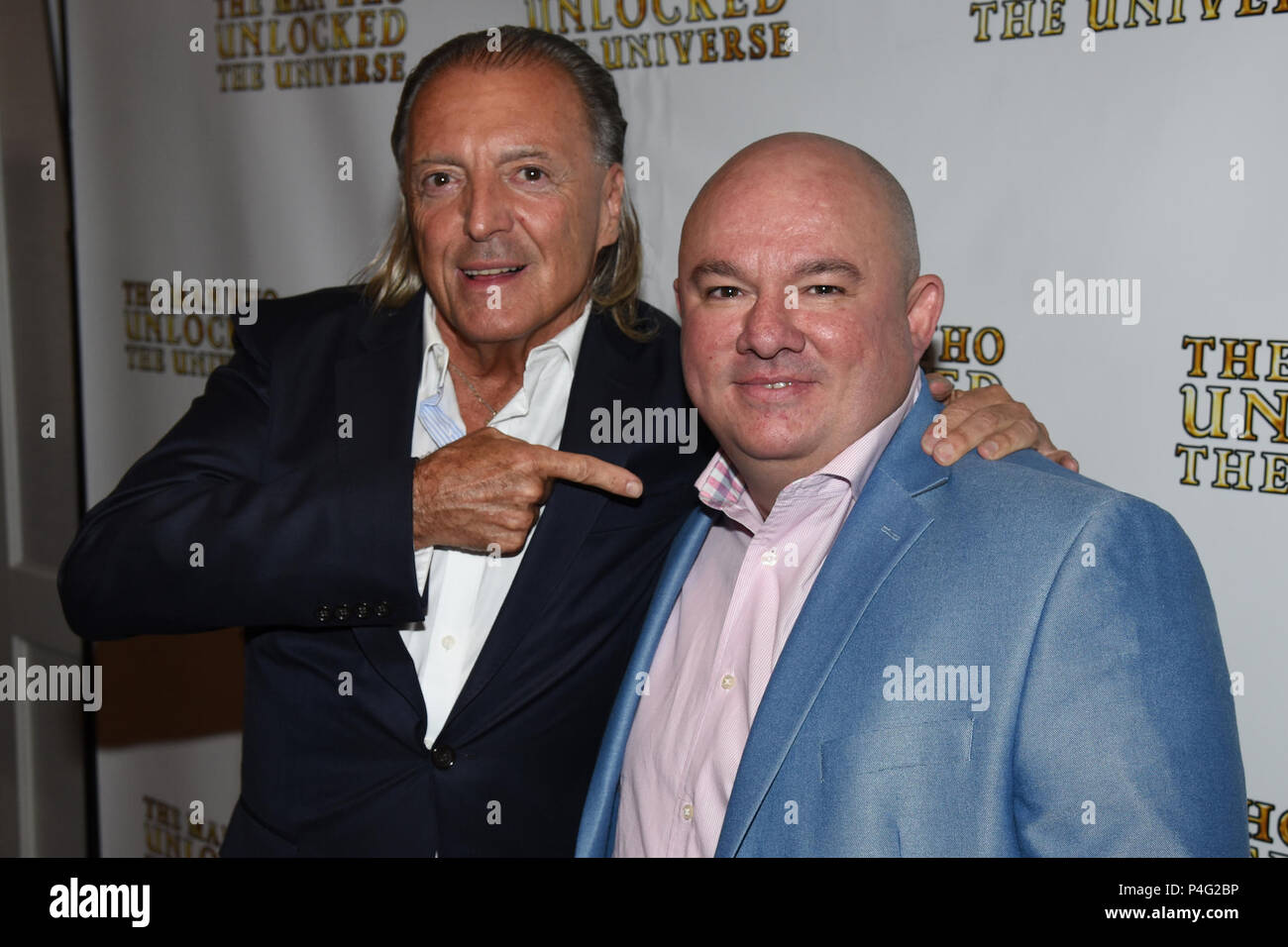 West Hollywood, USA. 21st June, 2018. Armand Assante and Bakhodir Yuldashev attends the Premiere of 'The Man Who Unlocked The Universe' at The London West Hollywood on June 21, 2018 in West Hollywood, California. Credit: The Photo Access/Alamy Live News Stock Photo