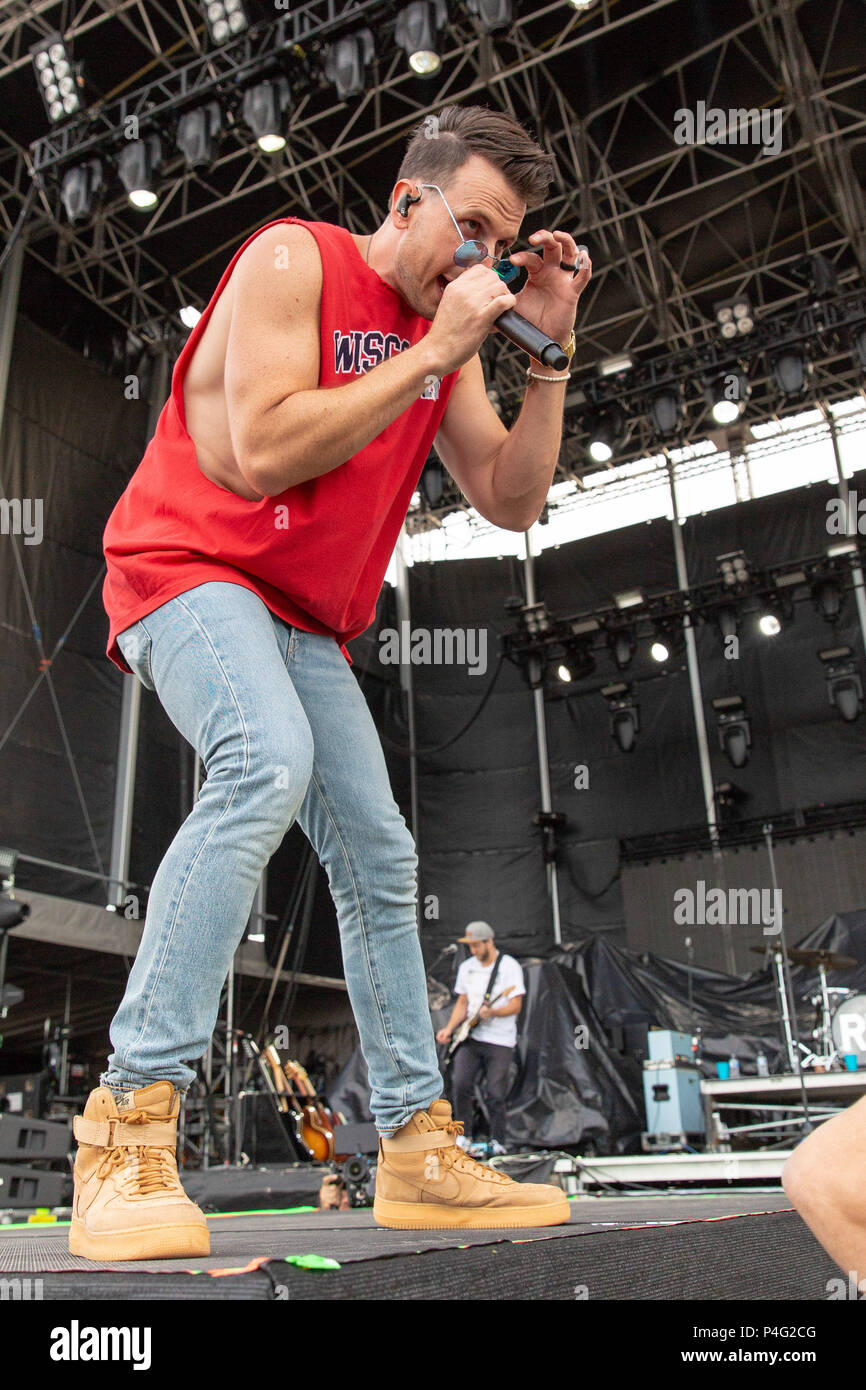 Oshkosh, Wisconsin, USA. 21st June, 2018. RUSSELL DICKERSON during