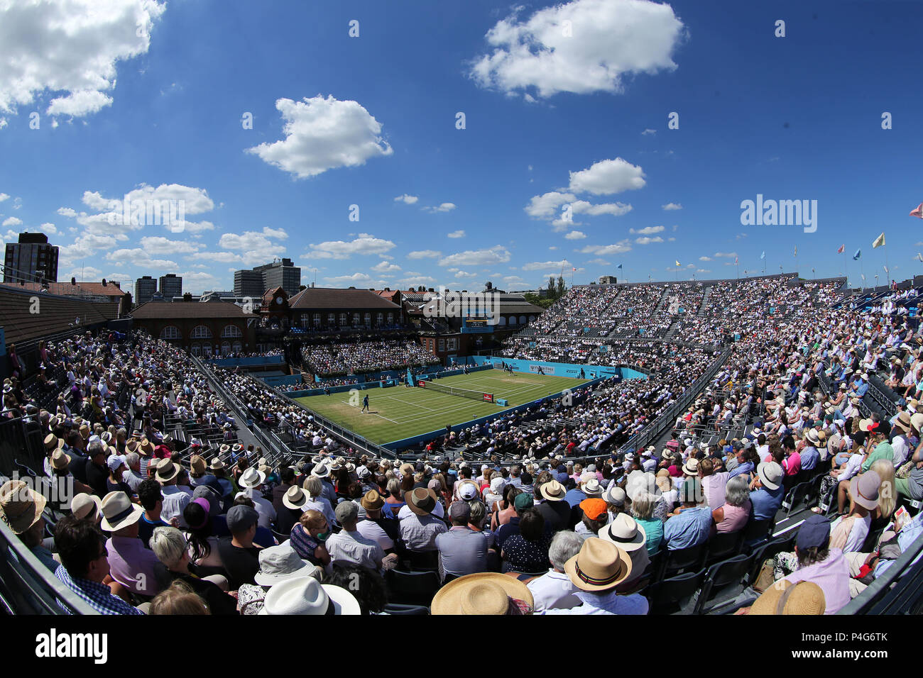 Queens Club, London, UK. 22nd June, 2018. The Fever Tree Tennis