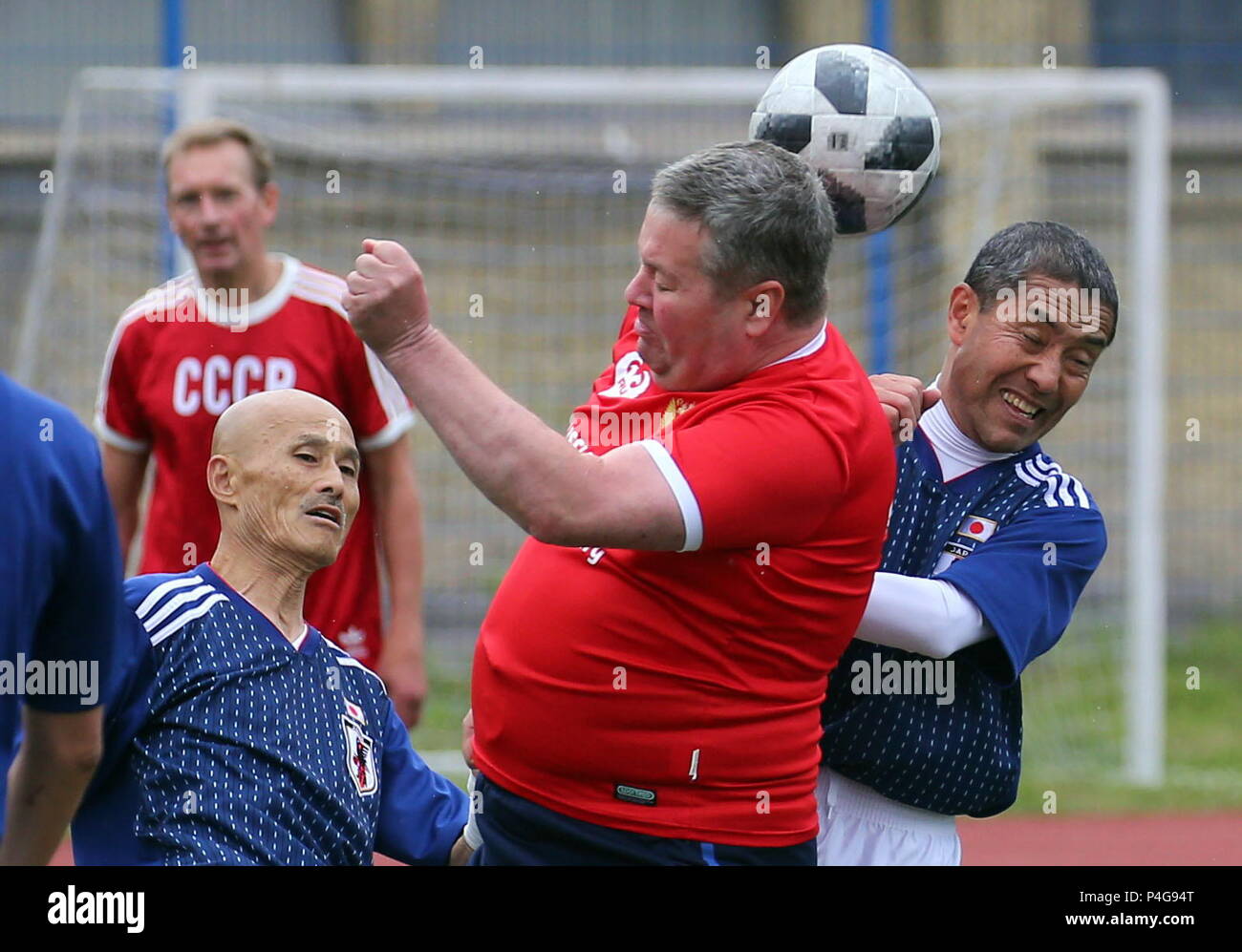 St Petersburg Russia June 21 2018 Football Players In Action