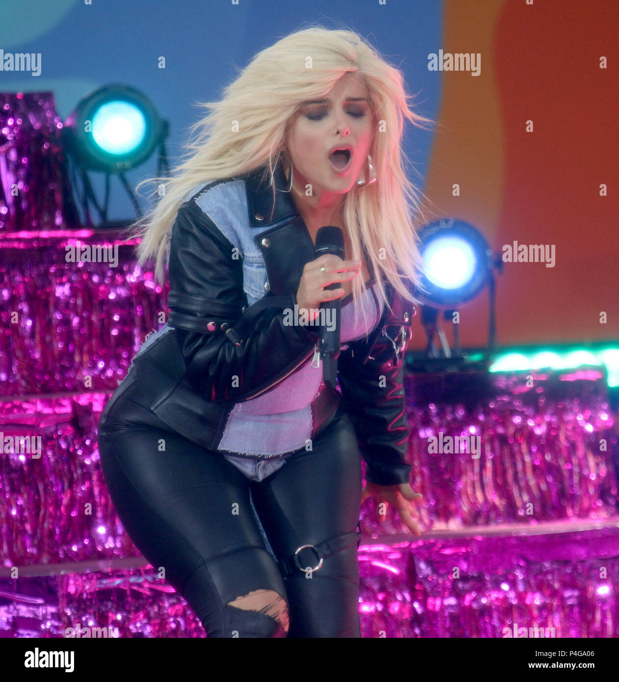 Singer Bebe Rexya New York City, New York, USA. 22nd June, 2018. Singer BEBE REXHA ...
