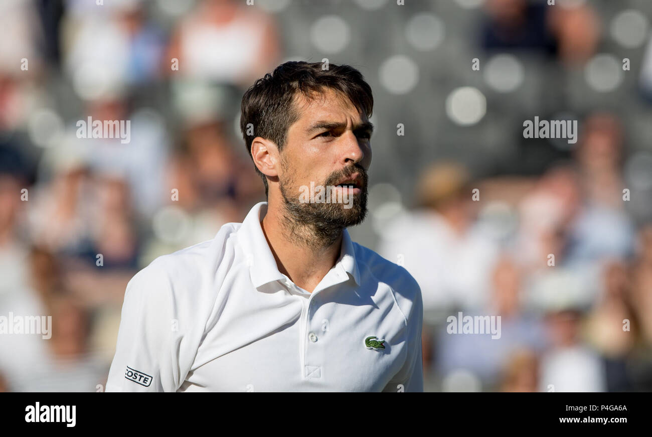 Jeremy Chardy of France during the Men’s Singles QF’s at Fever Tree
