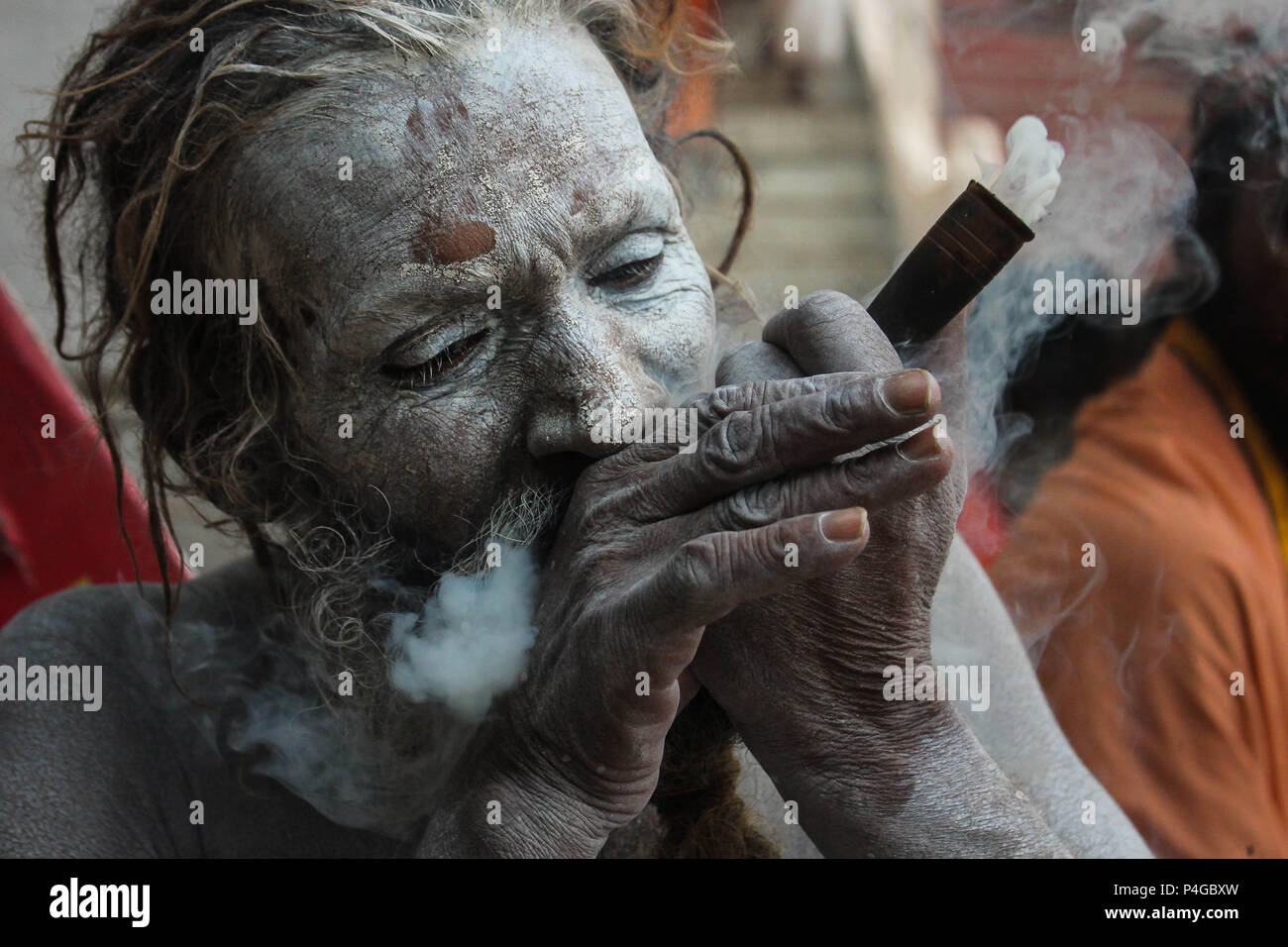 Sadhu Smoking Stock Photos Sadhu Smoking Stock Images