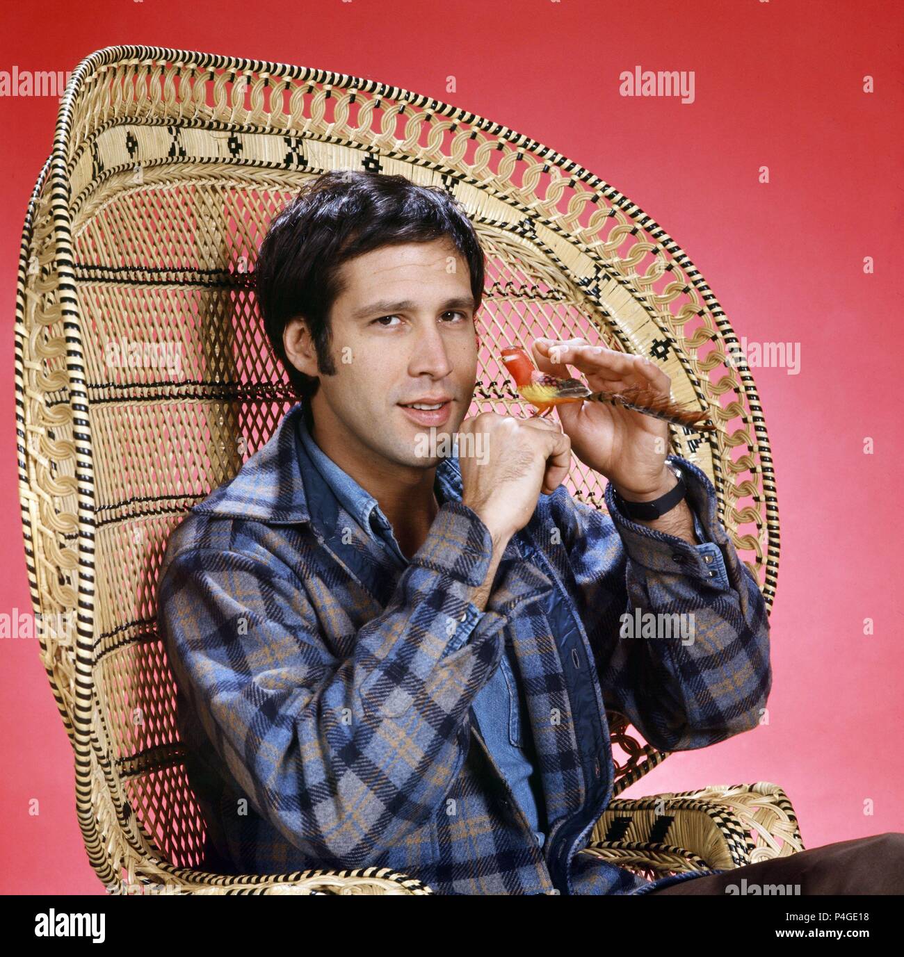 Original Film Title: SATURDAY NIGHT LIVE.  English Title: SATURDAY NIGHT LIVE-TV.  Year: 1975.  Stars: CHEVY CHASE. Credit: NBC-TV / Album Stock Photo