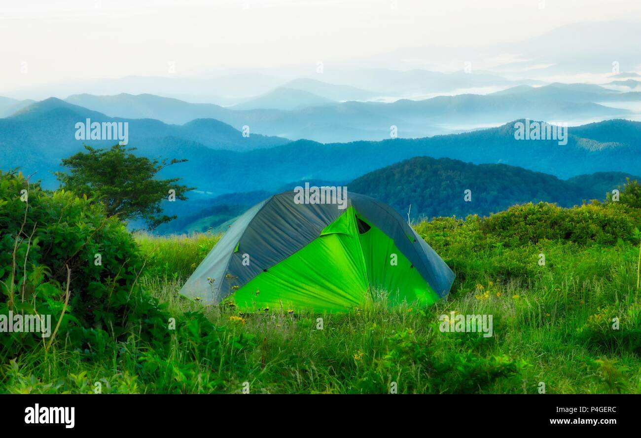 Appalachian Trail Landscape Scenery Roan Mountain Tennessee Stock Photo Alamy