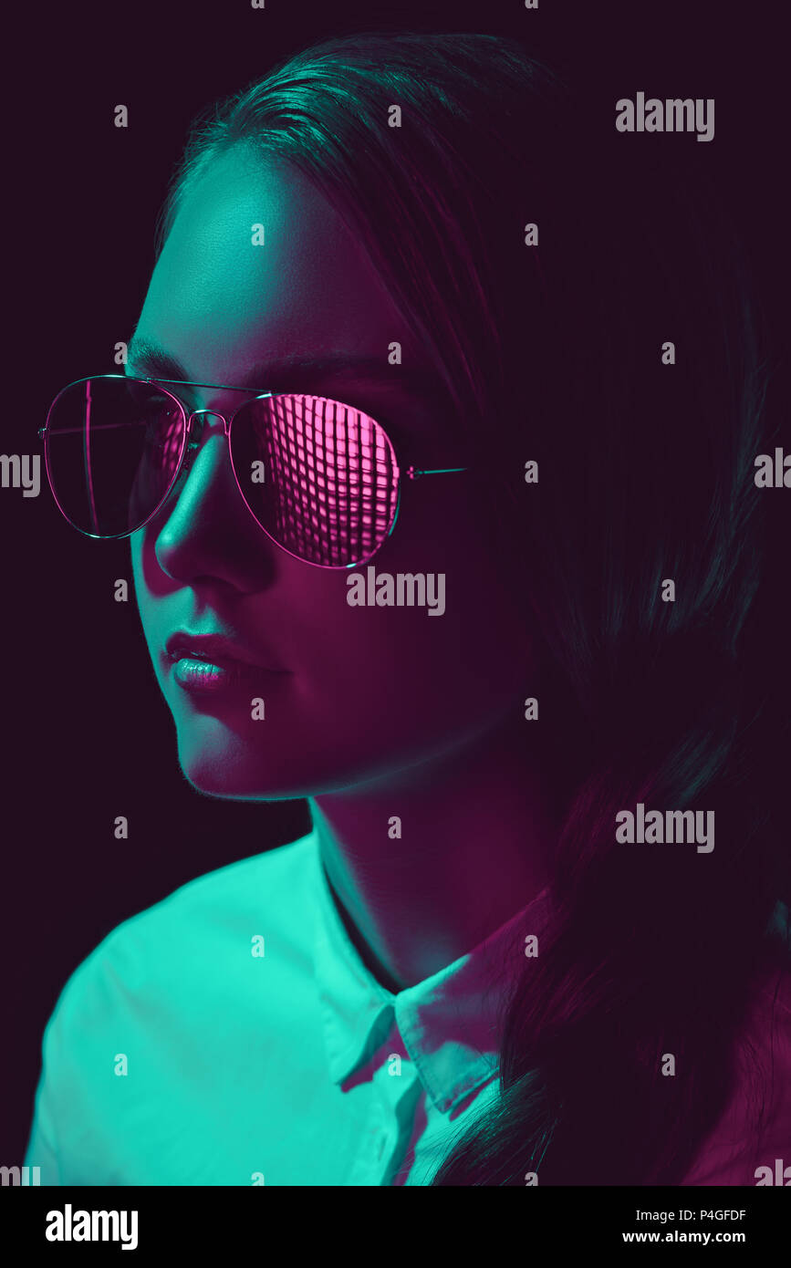 Portrait serious woman braid hi-res stock photography and images - Alamy