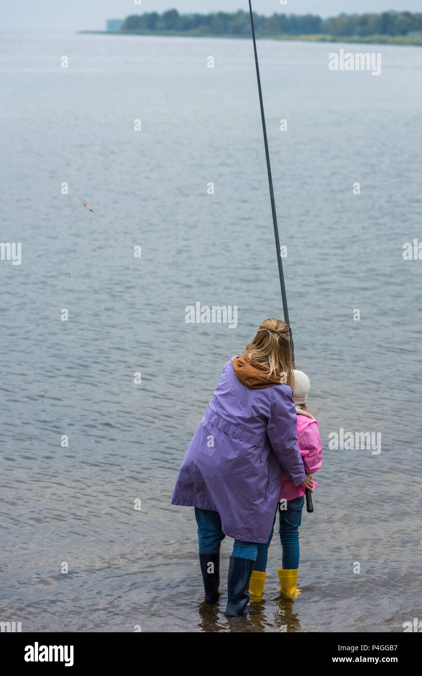 1,123 Mom And Kids Fishing Stock Photos, High-Res Pictures, and