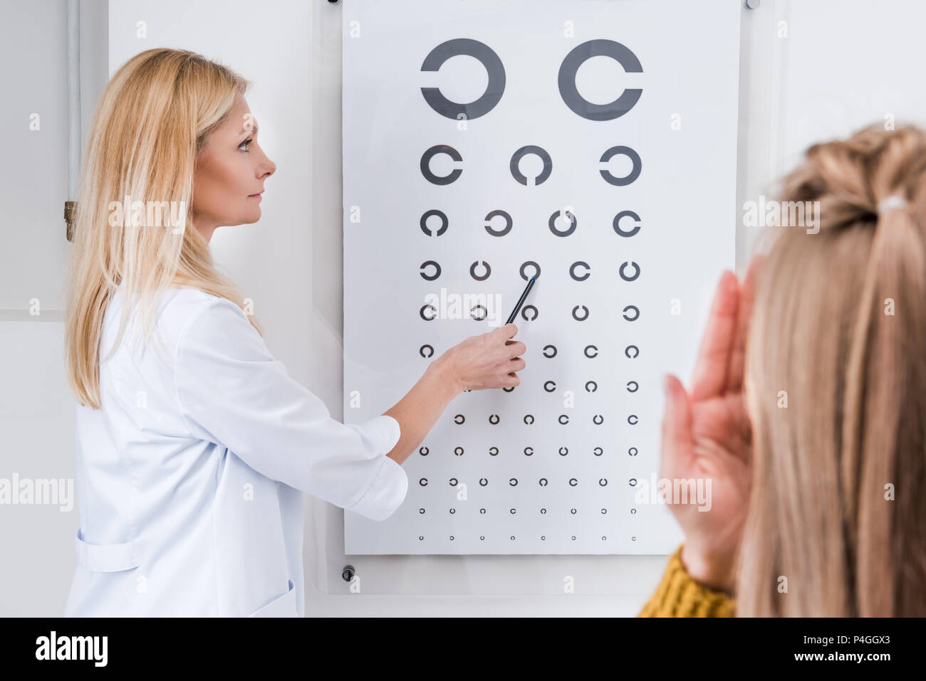 Eye Test Chart Stock Photo - Alamy