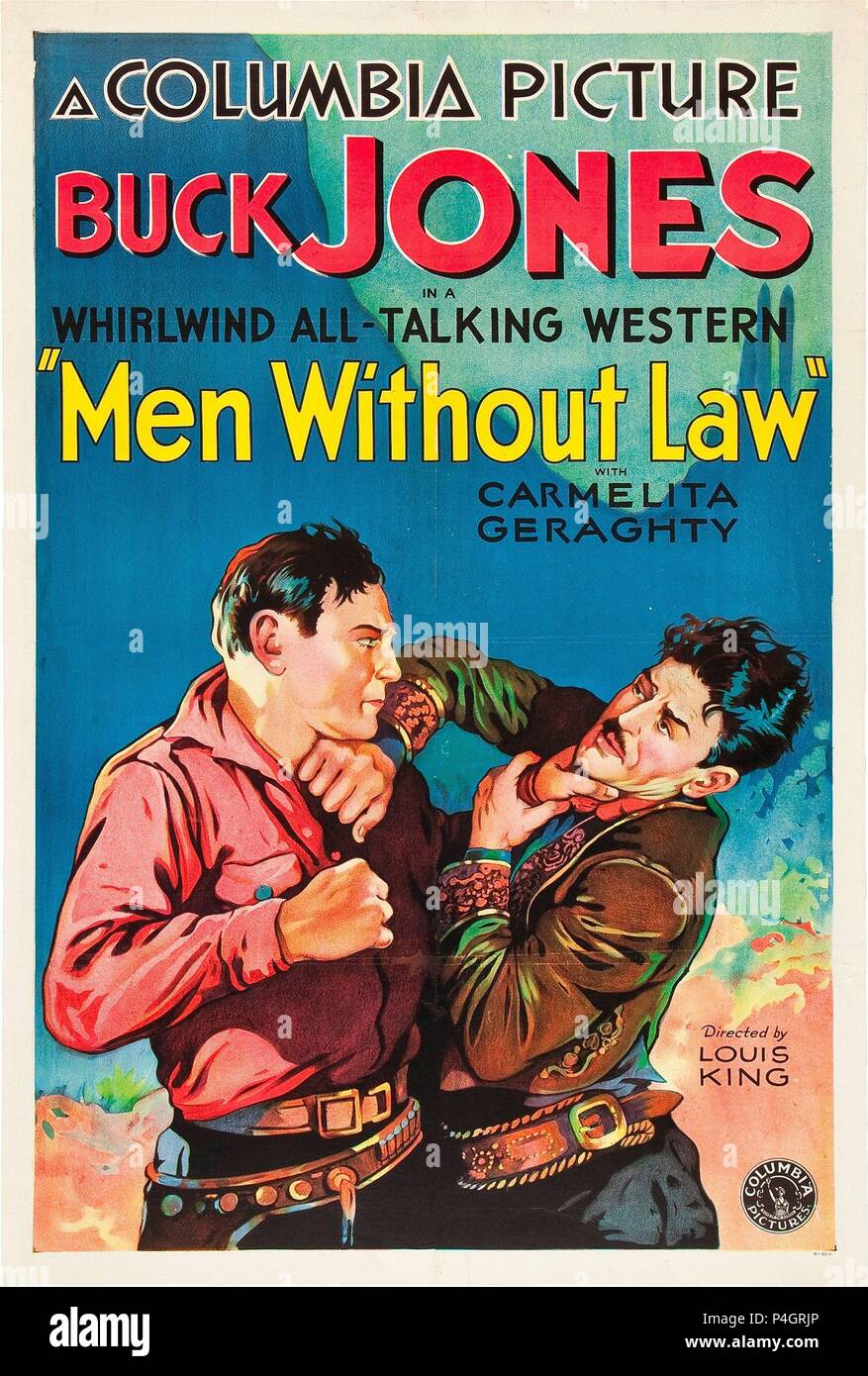 Original Film Title: MEN WITHOUT LAW.  English Title: MEN WITHOUT LAW.  Film Director: LOUIS KING; ARTHUR ROSSON.  Year: 1930. Credit: COLUMBIA PICTURES / Album Stock Photo