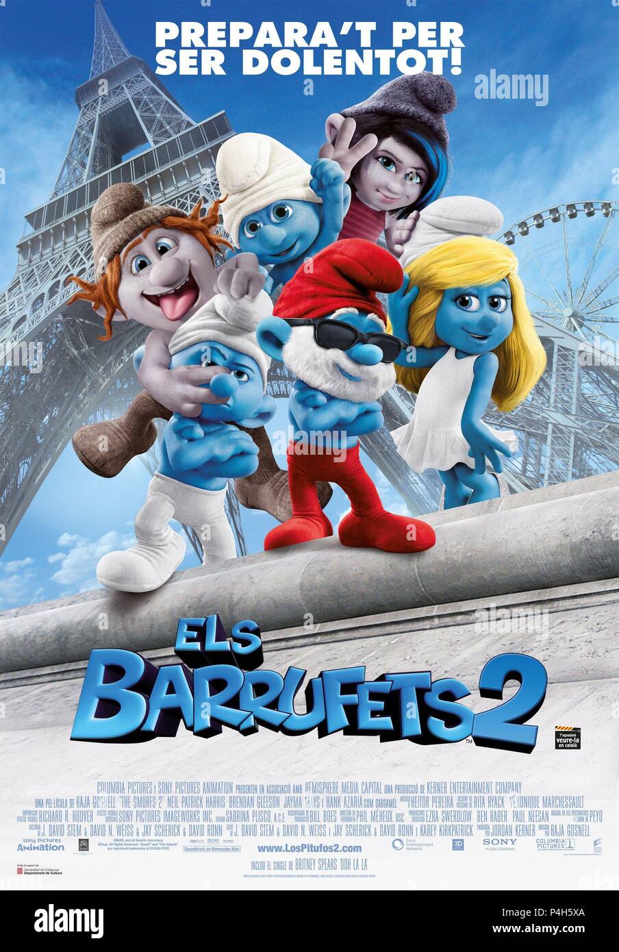 Original Film Title: THE SMURFS 2. English Title: THE SMURFS 2. Film  Director: RAJA GOSNELL. Year: 2013. Credit: COLUMBIA PICTURES / Album Stock  Photo - Alamy