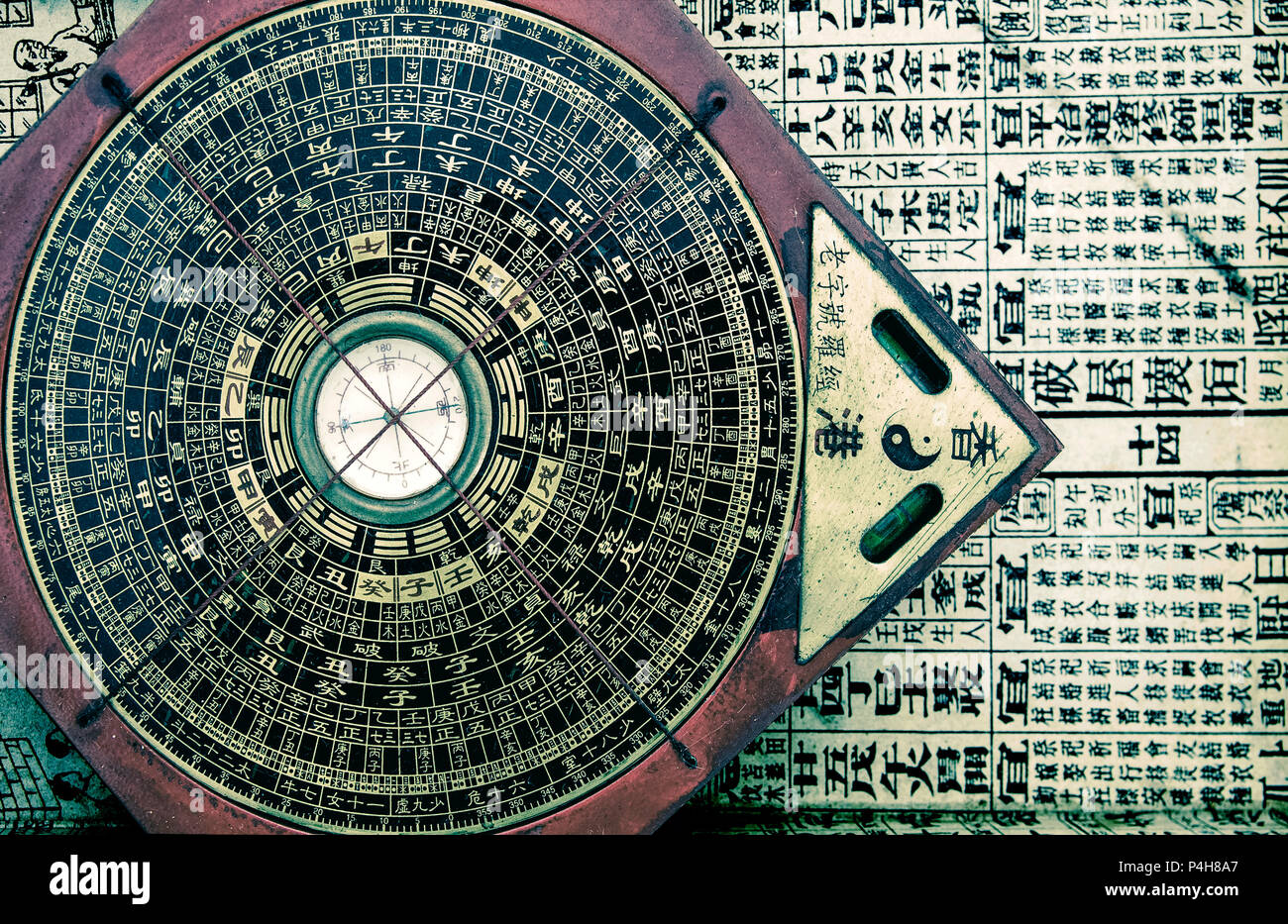old chinese compass