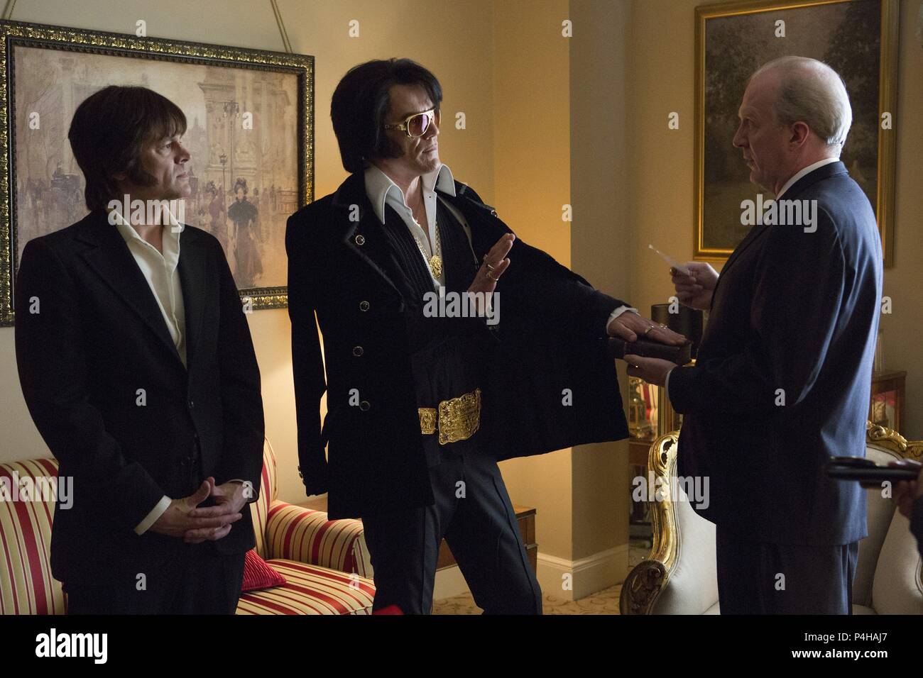 Original Film Title: ELVIS AND NIXON.  English Title: ELVIS AND NIXON.  Film Director: CARY ELWES.  Year: 2016.  Stars: JOHNNY KNOXVILLE; MICHAEL SHANNON; TRACY LETTS. Credit: BENAROYA PICTURES/PICK UP TRUCK PICTURES / Album Stock Photo