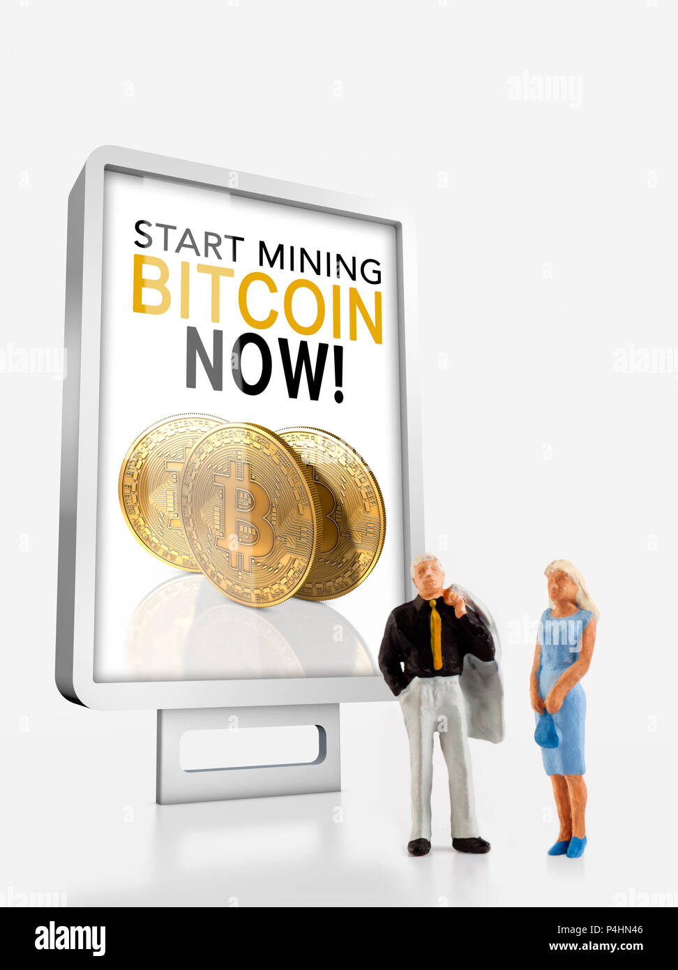 Bitcoin billboard hi-res stock photography and images - Alamy