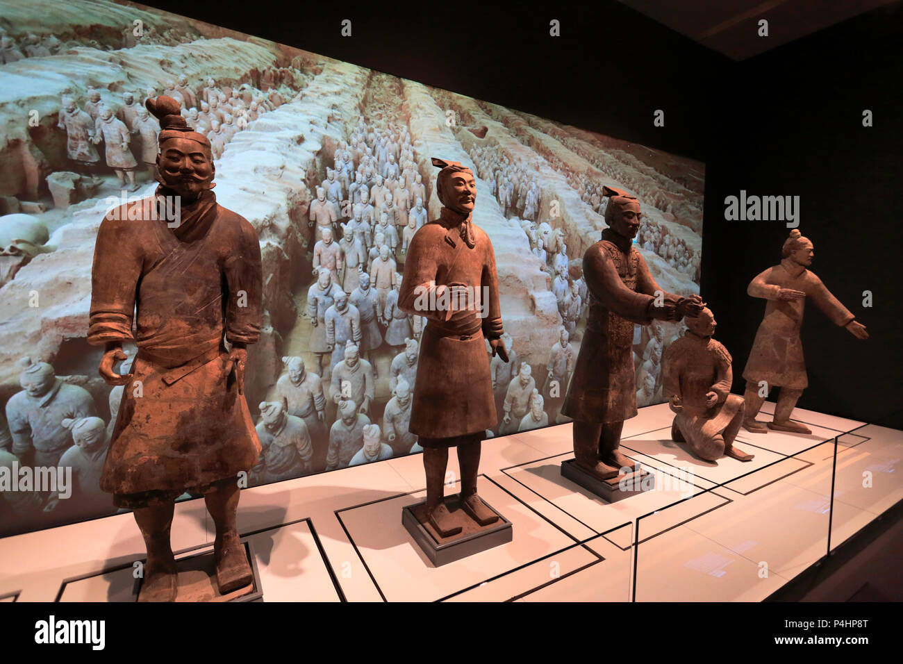 The Terracotta Army Warriors on Exhibition at the World Museum